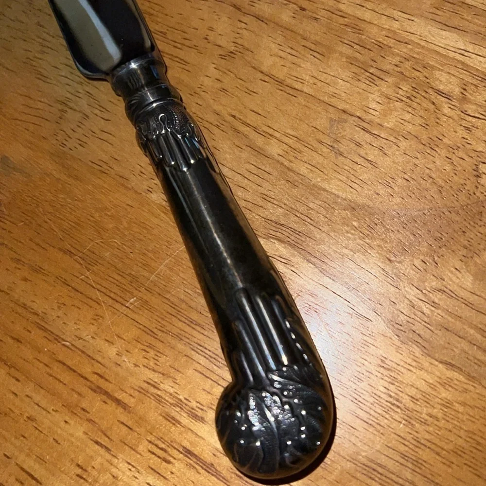 Cheltenham and Company Sheffield England Silverplate Meat Carving Knife 14 1/2